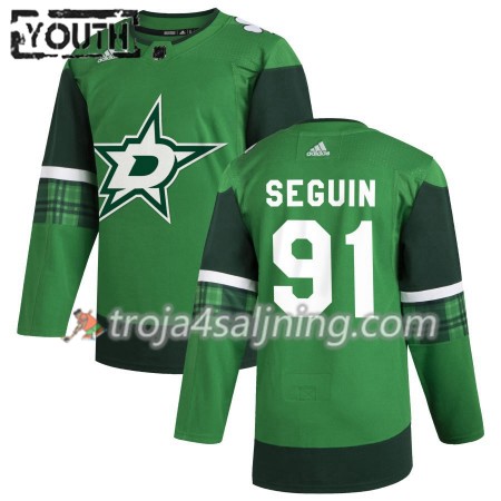 Dallas Stars tröja Tyler Seguin 91 Adidas 2019-2020 St. Patrick's Day Authentic - NHL Tröjor Barn
